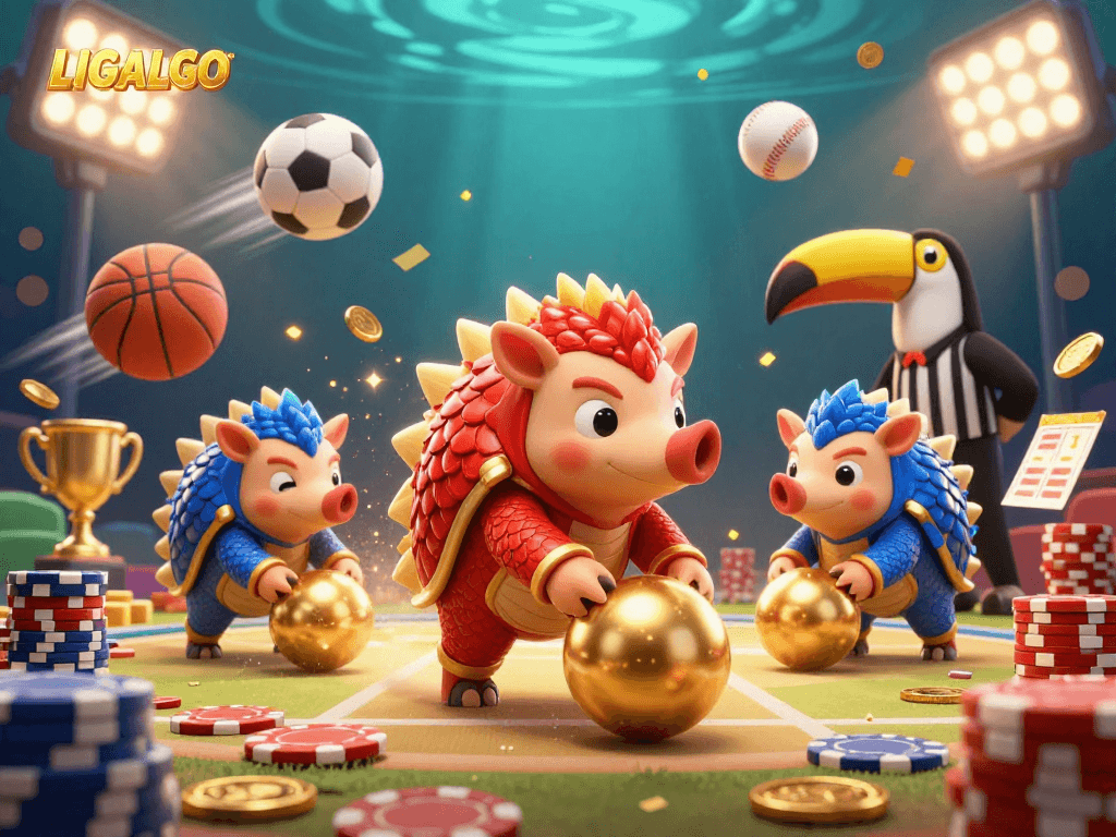 Experience dynamic sports betting excitement with LIGALGO in a lively pangolin showdown.