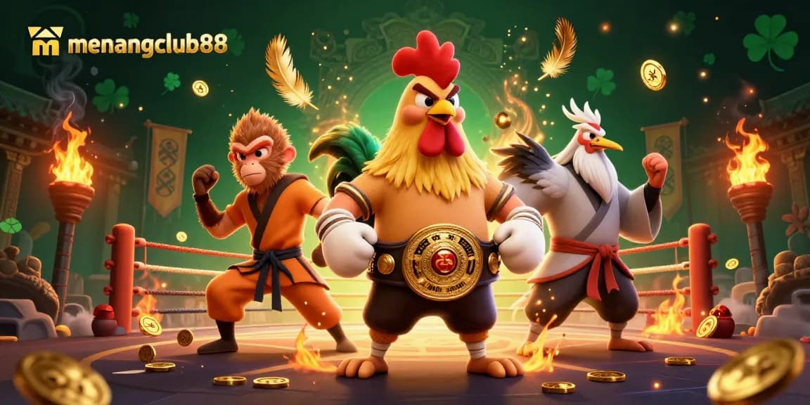 Engage in thrilling adventures at menangclub88 with vibrant characters and dynamic casino elements.