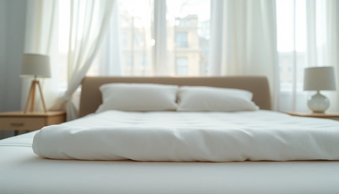 Kies een goedkope molton voor je matras in een sfeervolle slaapkamer