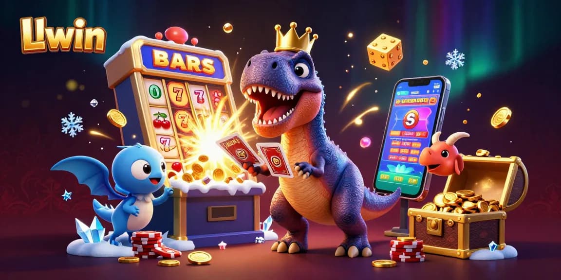 Experience winning at Llwin with exciting 3D characters and vibrant casino elements.
