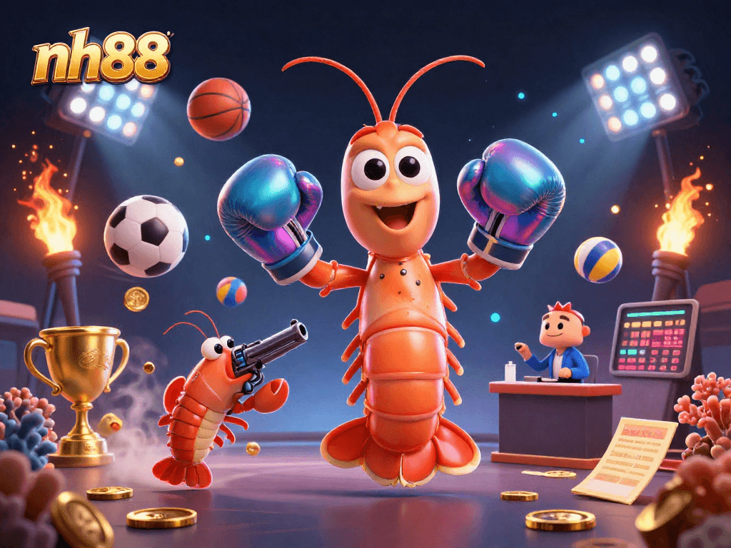 Play exciting games at nh88 to win top prizes like the golden trophy and sports betting slips!