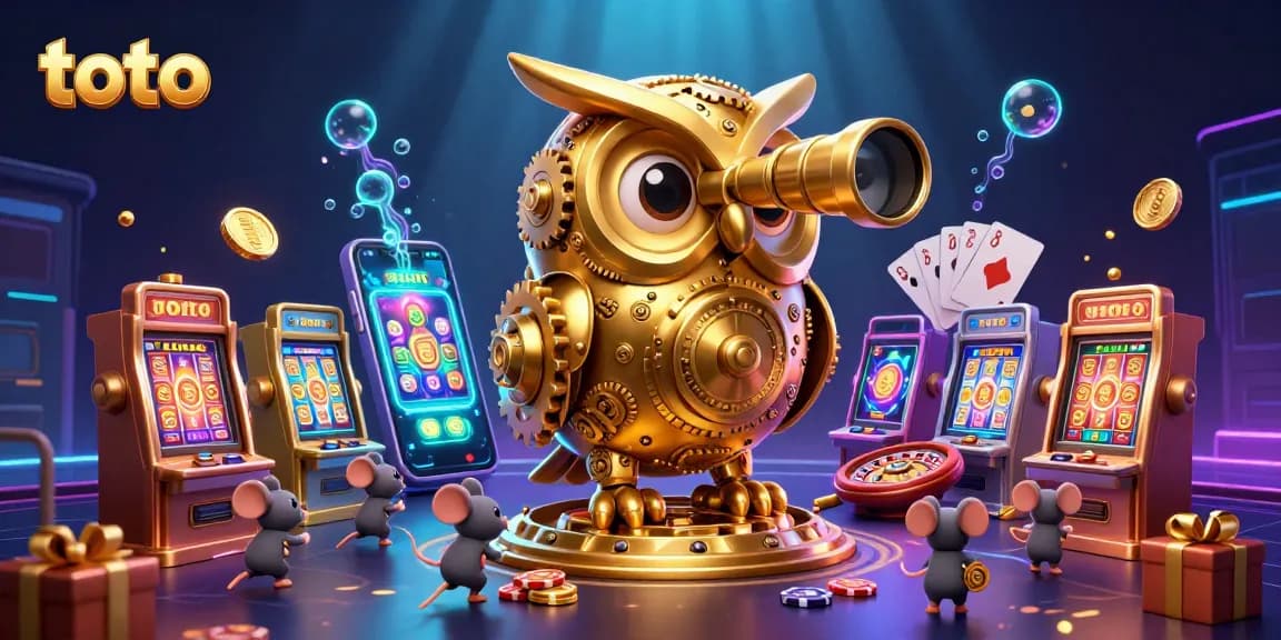 Permainan toto dengan kalkun emas yang memantau kasino, dikelilingi oleh koin emas dan permainan slot.