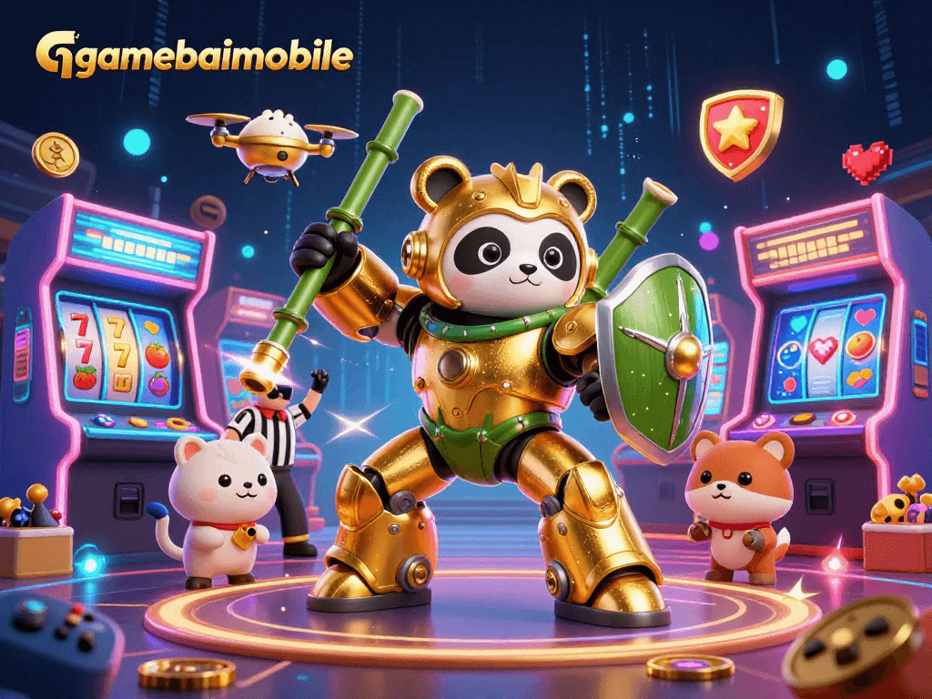 Engage in thrilling casino action with gamebaimobile featuring a colorful arcade world.