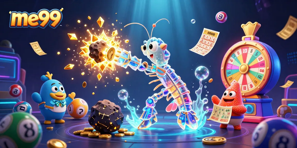 Experience exciting gaming at me99 featuring vibrant characters and casino elements.