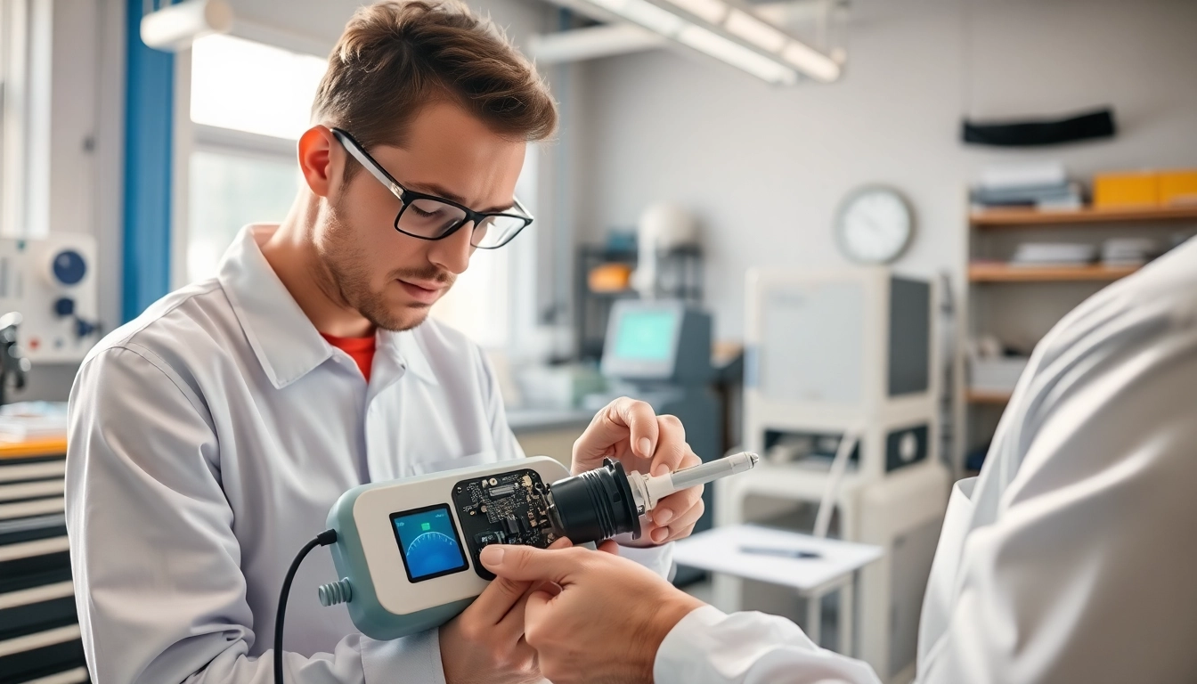 Riparazione Biolife con tecnico esperto in un laboratorio ordinato e luminoso.