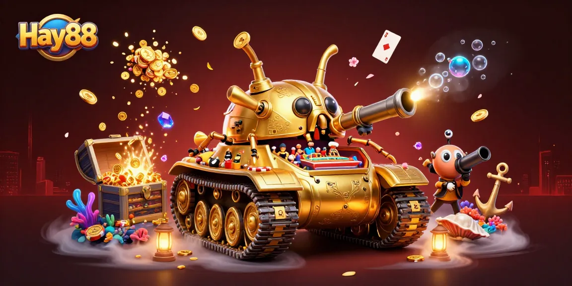 Experience the excitement of Hay88 in a vibrant casino world filled with gold coins and treasures.