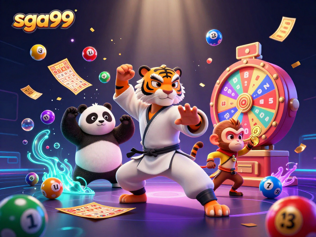 Experience VIP sensations at sga99 with thrilling lottery elements and lively characters.