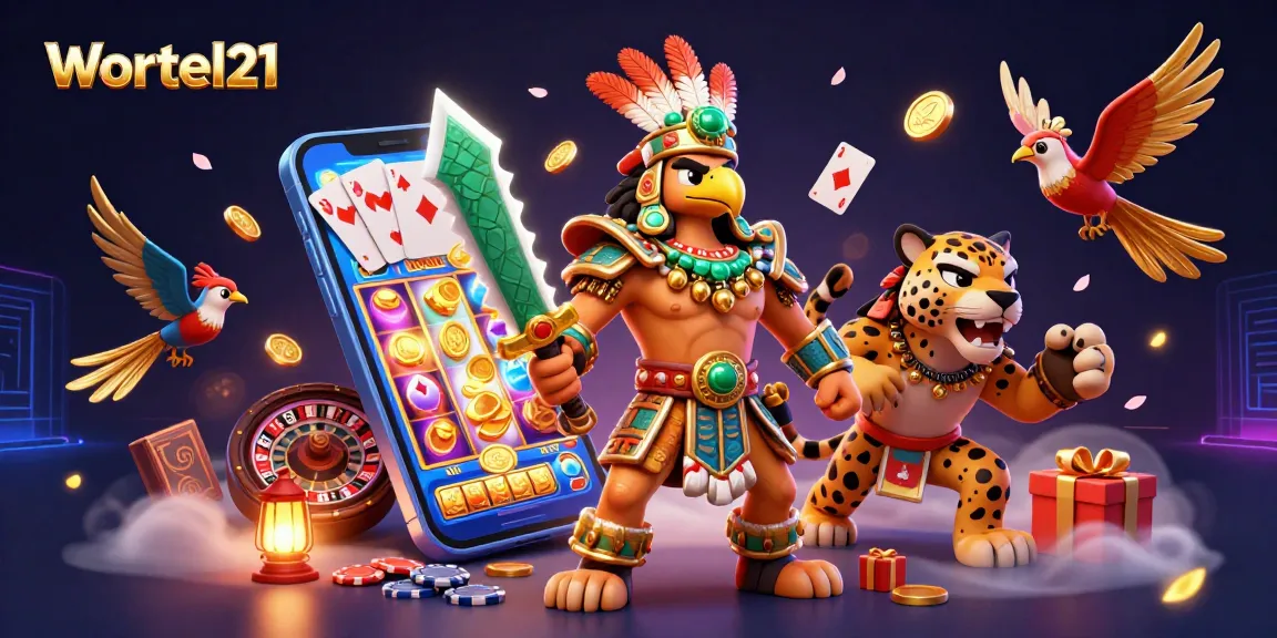 Memenangkan permainan di Wortel21 dengan petualangan karakter Aztec dan slot warna-warni yang menarik.