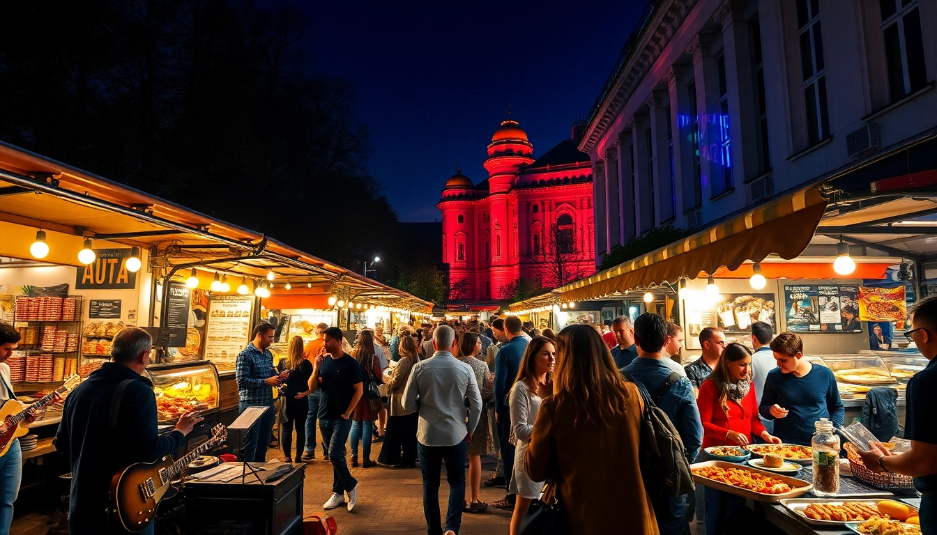 Vizitarea evenimente bucuresti la un festival vibrant, plin de viață și culori strălucitoare.