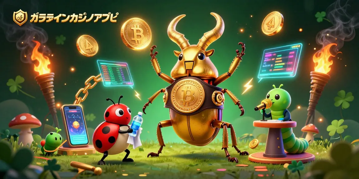 オンラインカジノ アプリの魅力を引き立てる3Dイラスト、勝利のシーンを演出。
