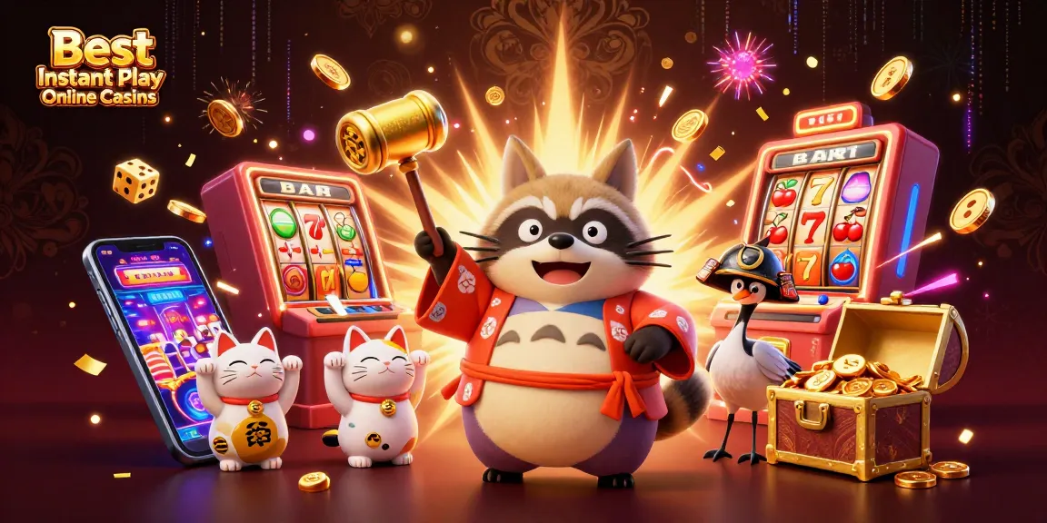 Play exciting games now at Best Instant Play Online Casinos, featuring lucky characters and thrilling visuals.