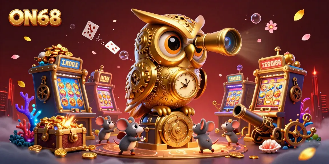 Experience the thrill of ON68 casino with vibrant characters and gold-filled adventures.