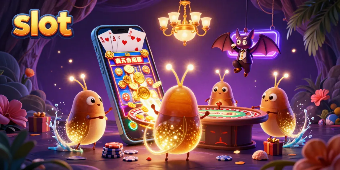 Experience thrilling slot gameplay with vibrant characters and dynamic casino elements lighting up the scene.