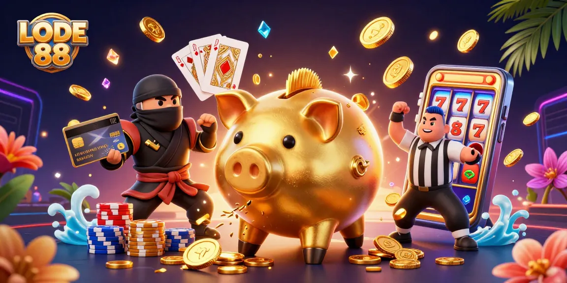 LODE 88: Experience vibrant gameplay with a sumo wrestler and visceral casino elements.