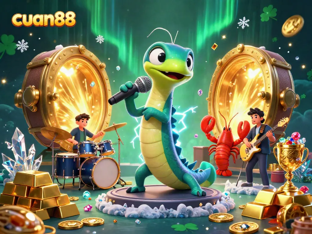 Experience the thrill of cuan88 with a lively underwater casino scene featuring vibrant characters and treasures.