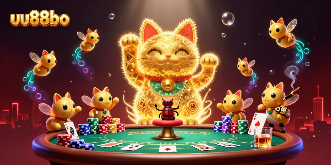 Experience the thrill of uu88bo with a colorful poker scene filled with vibrant characters.