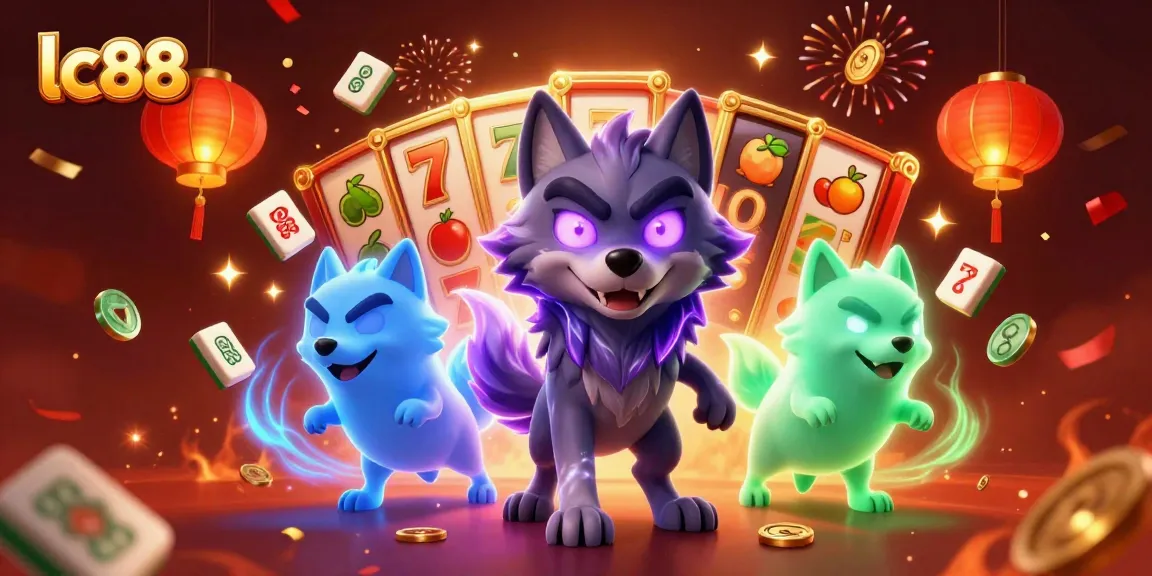 Join the excitement with lc88, winning slots and vibrant casino energy in a dazzling 3D illustration.