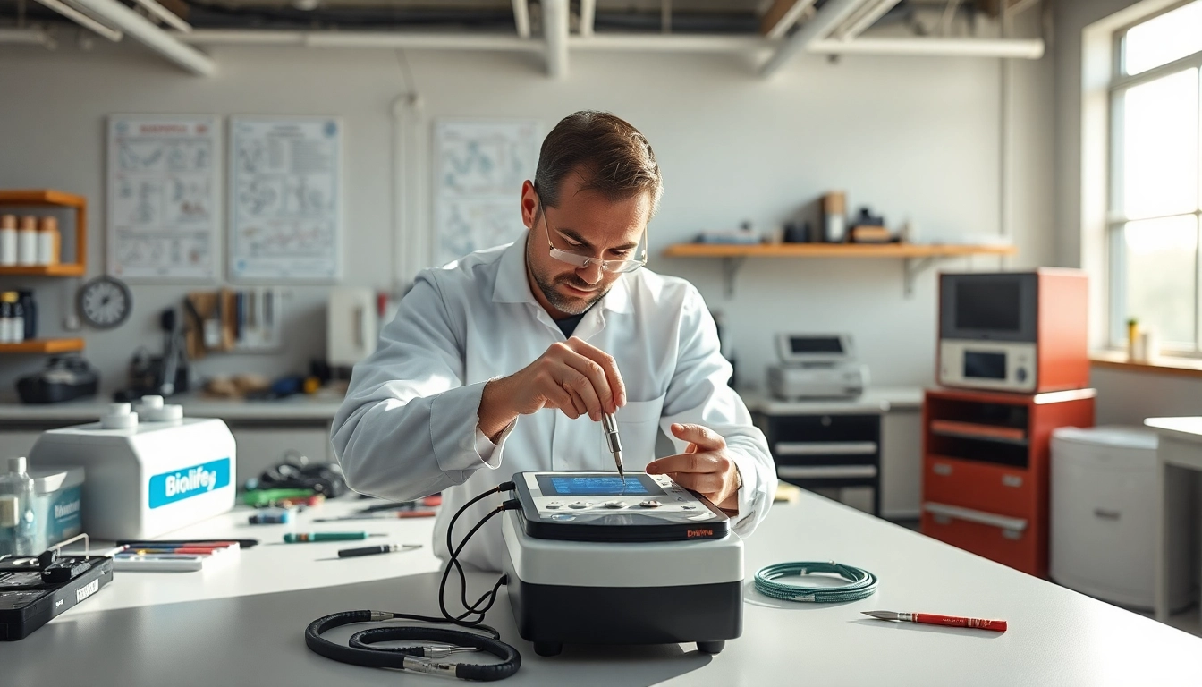 Riparazione Biolife eseguita da un tecnico esperto in un laboratorio attrezzato.