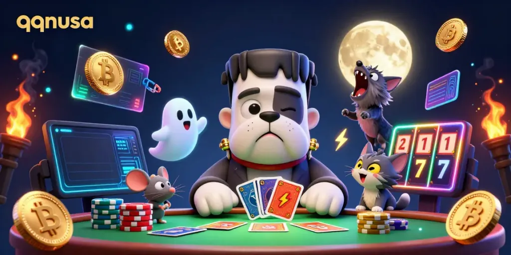 Experience thrilling gameplay with qqnusa in a vibrant casino scene featuring fun characters and engaging elements.