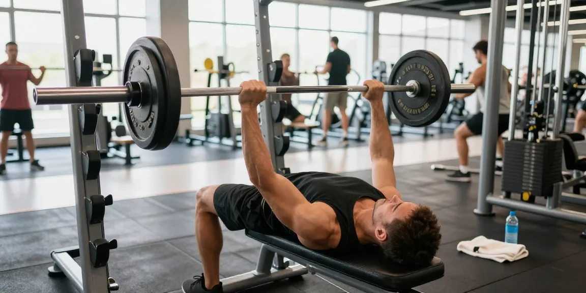 Medi Pharma Steroids in action at a dynamic gym, showcasing strength training with weights.