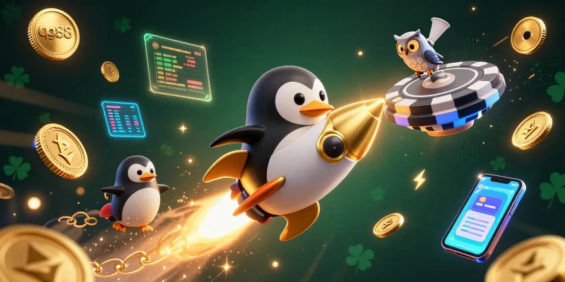 Experience exciting adventures at qs88, showcasing a vibrant casino scene with golden coins and crypto elements.