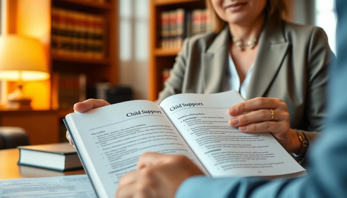 Navigating NYS child support percentage with a family lawyer in a professional setting.