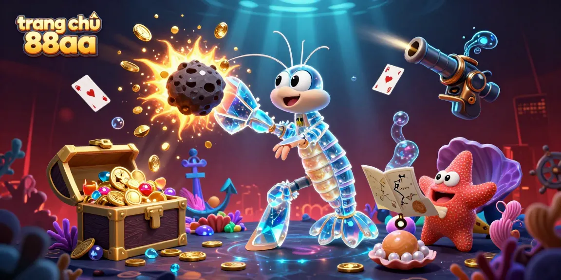 Experience the vibrant action in this 3D scene showcasing the trang chủ 88aa and its exciting gaming elements.
