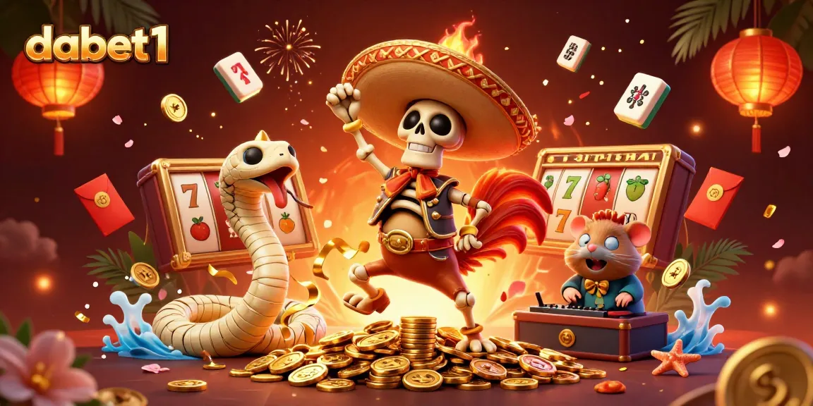 Enter the exciting world of dabet1 slot games with vibrant characters and dynamic action elements.