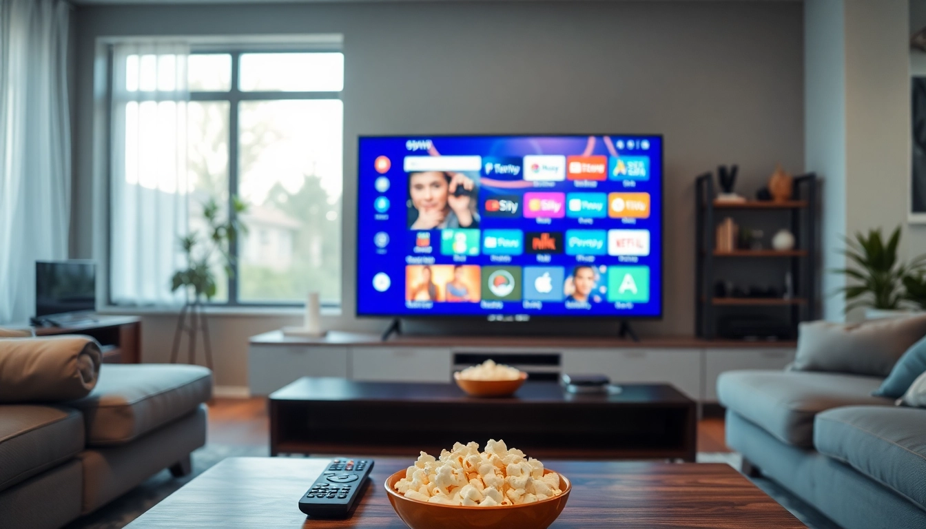Engage with IPTV Trial in a contemporary setting featuring modern tech and cozy ambiance.