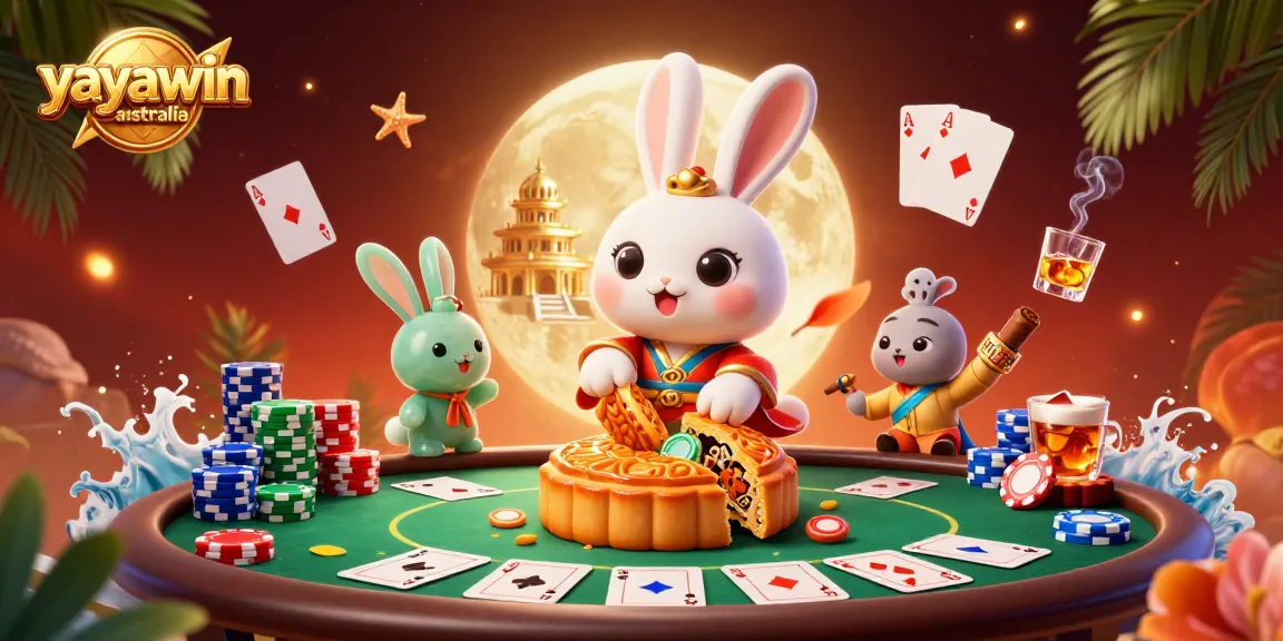 Experience thrilling gameplay at yayawin australia with vibrant poker and moon festival elements.