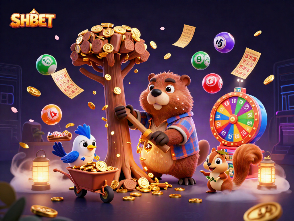 Experience thrilling gameplay with SHBET in a rich, dynamic casino scene full of excitement.