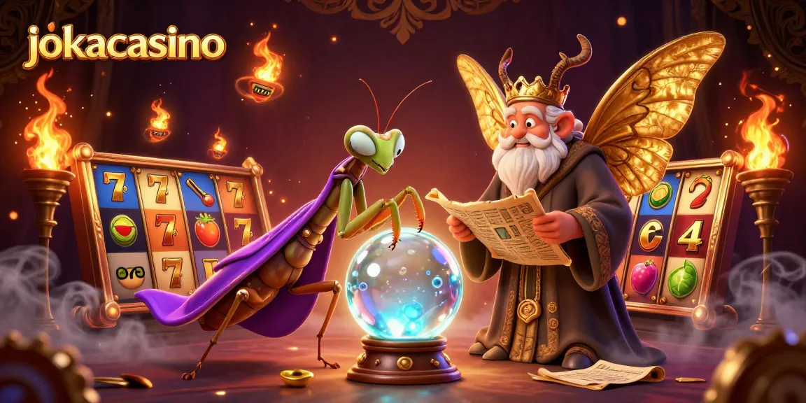 Engage in thrilling gameplay at jokacasino with vibrant slot machines and mystical characters.
