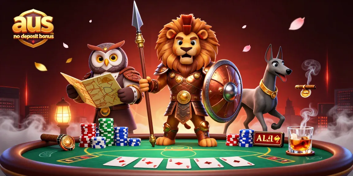 Experience the thrill of winning with aus no deposit bonus at dynamic online poker tables featuring epic characters.