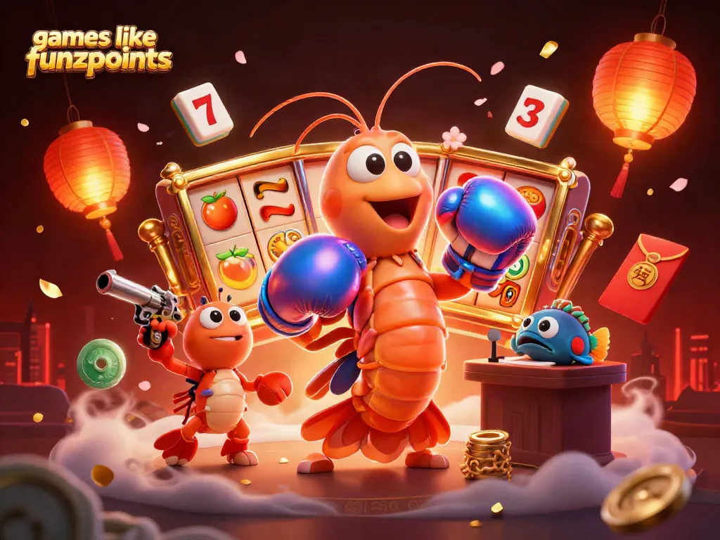 Engage with games like funzpoints showcasing vibrant slots action and dynamic characters.