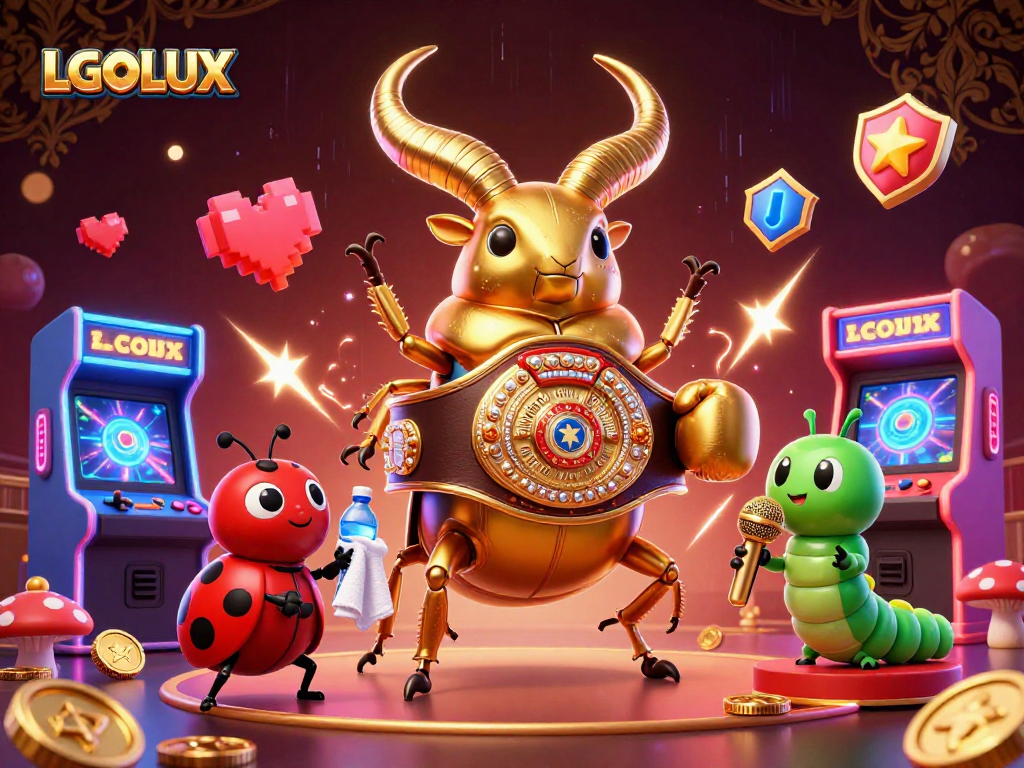 Experience thrilling gameplay with LGOLUX's vibrant slots, arcade machines, and intense competition.