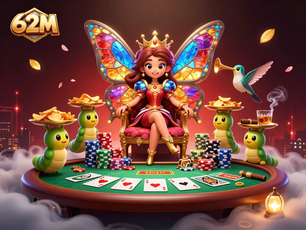 Experimente 62M, um maravilhoso centro de diversão em cassino com personagens cativantes e elementos de jogo vibrantes.