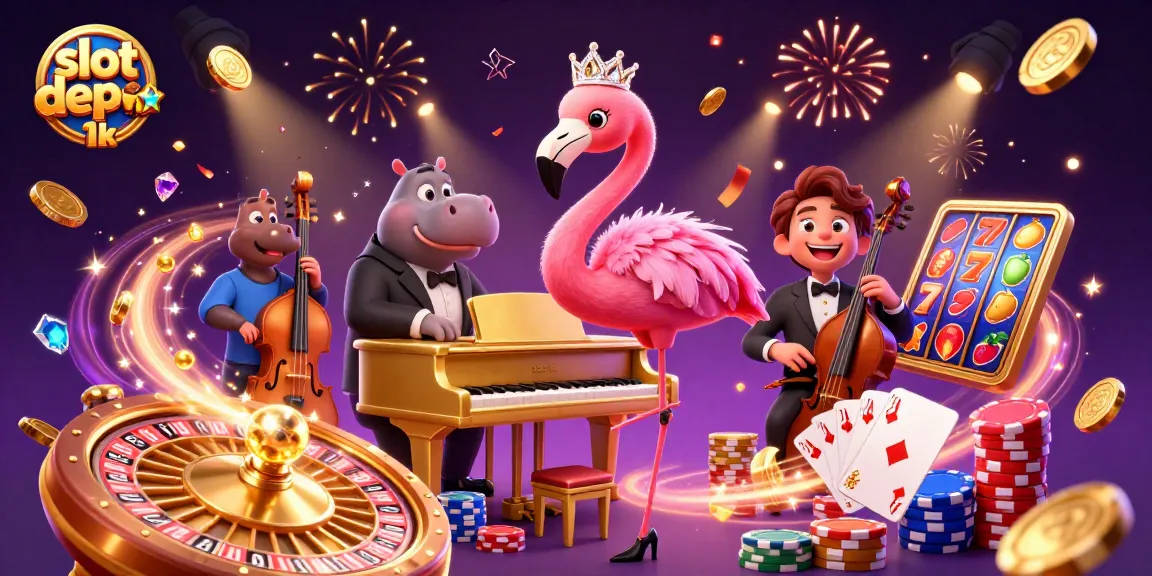 Engage in thrilling gameplay at slot depo 1k with colorful characters and dynamic casino elements!