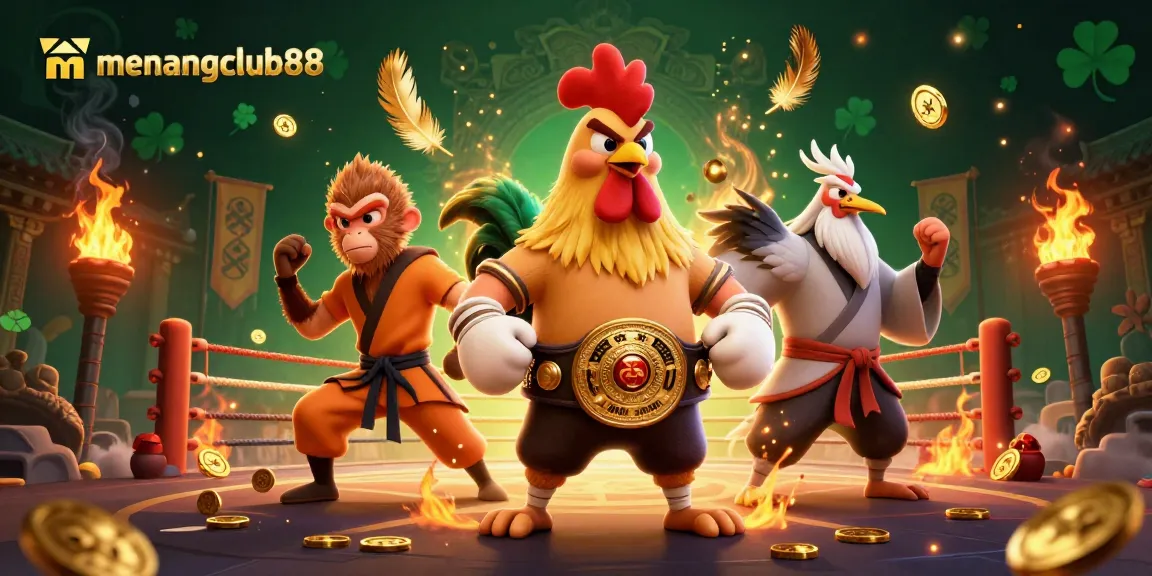 Engage in thrilling adventures at menangclub88 with vibrant characters and dynamic casino elements.