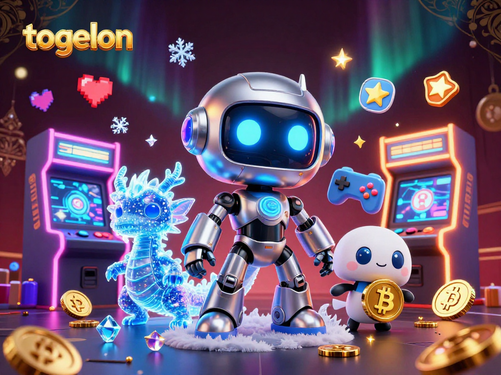 Watch togelon results and strategies with a vibrant 3D casino scene featuring gaming elements and a holographic dragon.