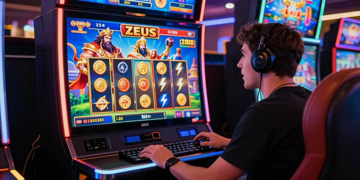 Exciting player winning at slot zeus game on vibrant online casino platform, showcasing thrilling Greek-themed graphics.