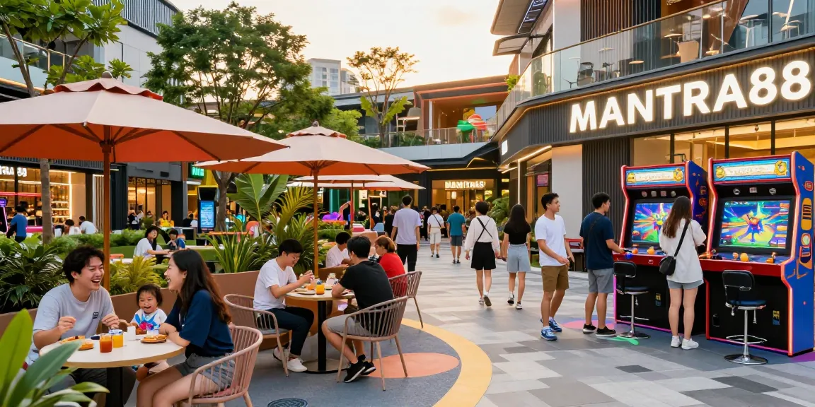 Vibrant scene at MANTRA88 showcasing community enjoyment and entertainment.