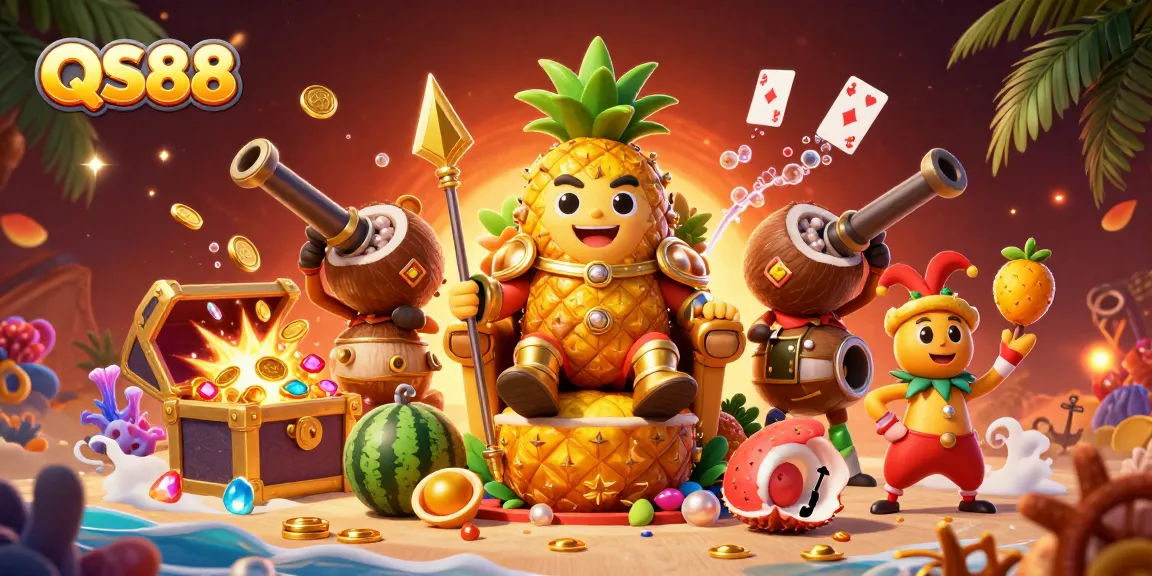 Experience thrilling gameplay at QS88 with our vibrant casino adventure filled with tropical treasures.