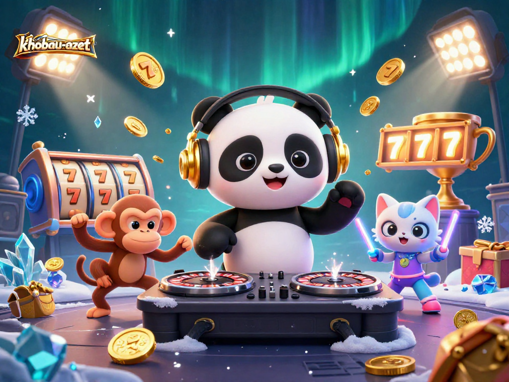 Experience thrilling wins in khobau-aztec with a DJ panda and exciting casino elements.