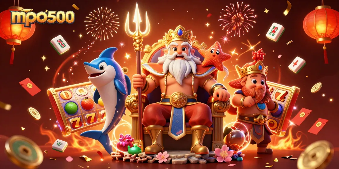MPO500 players celebrate as they spin slots with high RTP and win easily every day.