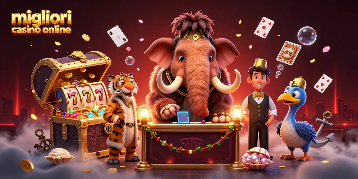 Immagine di un mammut bouncer in un casinò controllando gli ID mentre accoglie i VIP, rappresentando i migliori casino online.