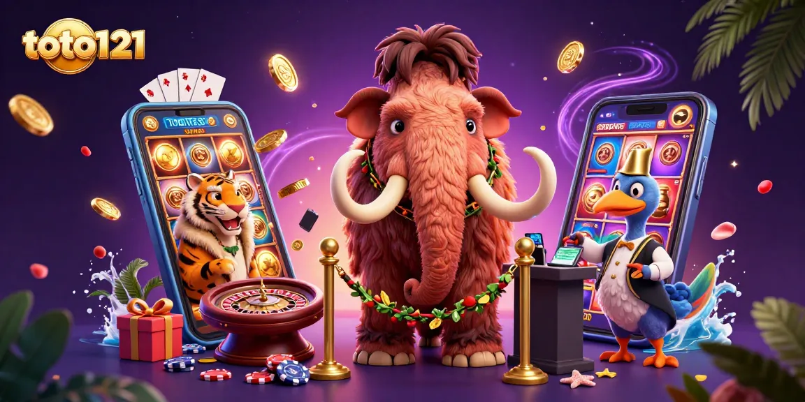 Experience exciting gaming action at toto121 with vibrant 3D casino characters and dynamic game elements.