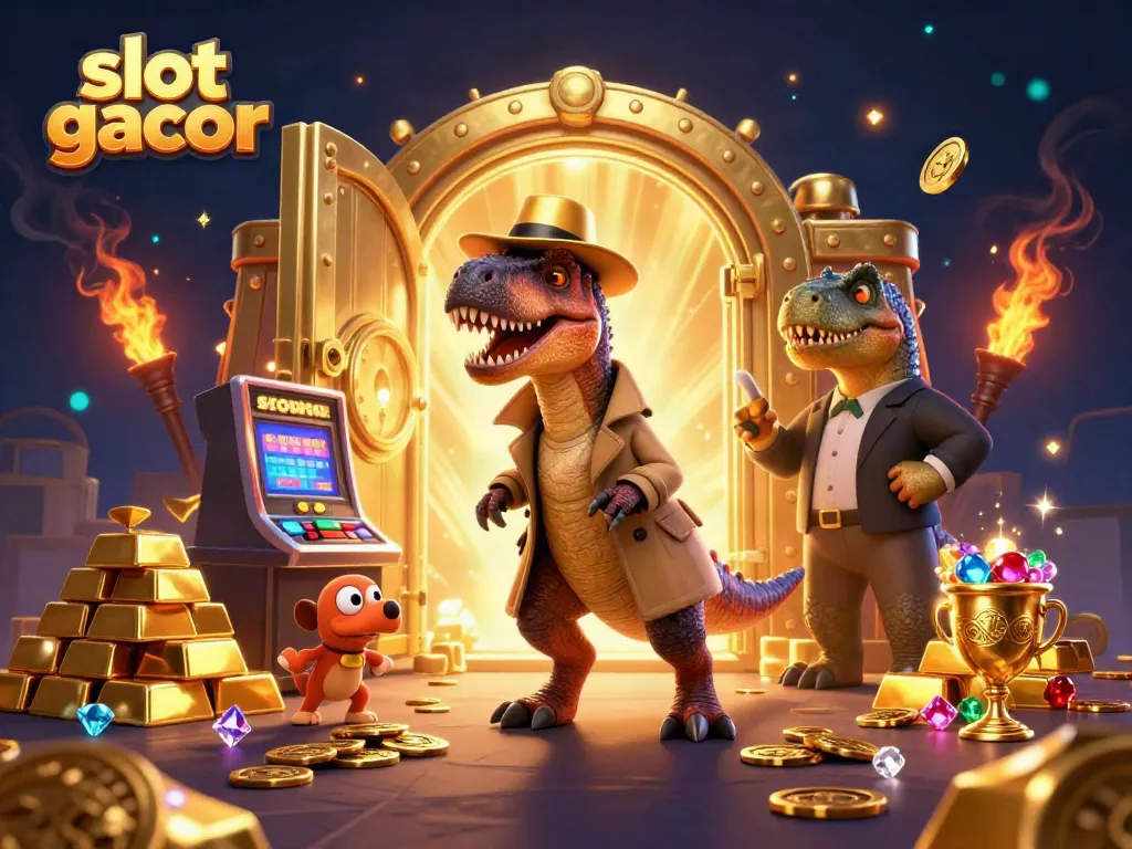 Memperhitungkan dengan cerdas di mesin slot gacor, pengawasan stegosaurus pit boss yang mencurigakan.