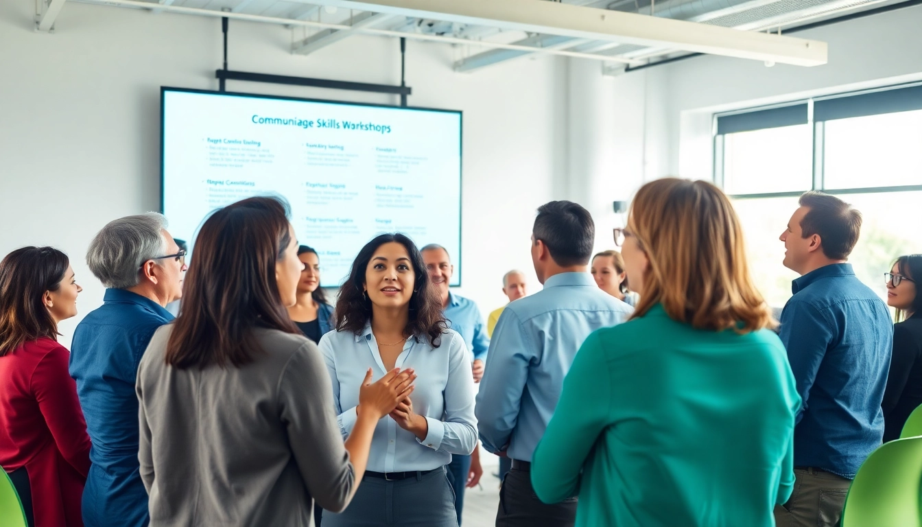 Enhancing Communication Skills Training in an interactive workshop environment with engaged participants.