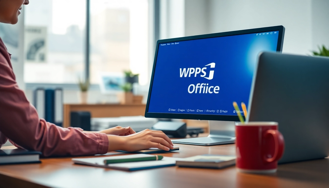 使用WPS 下载 Office 下载的办公人员在专业环境中工作的场景