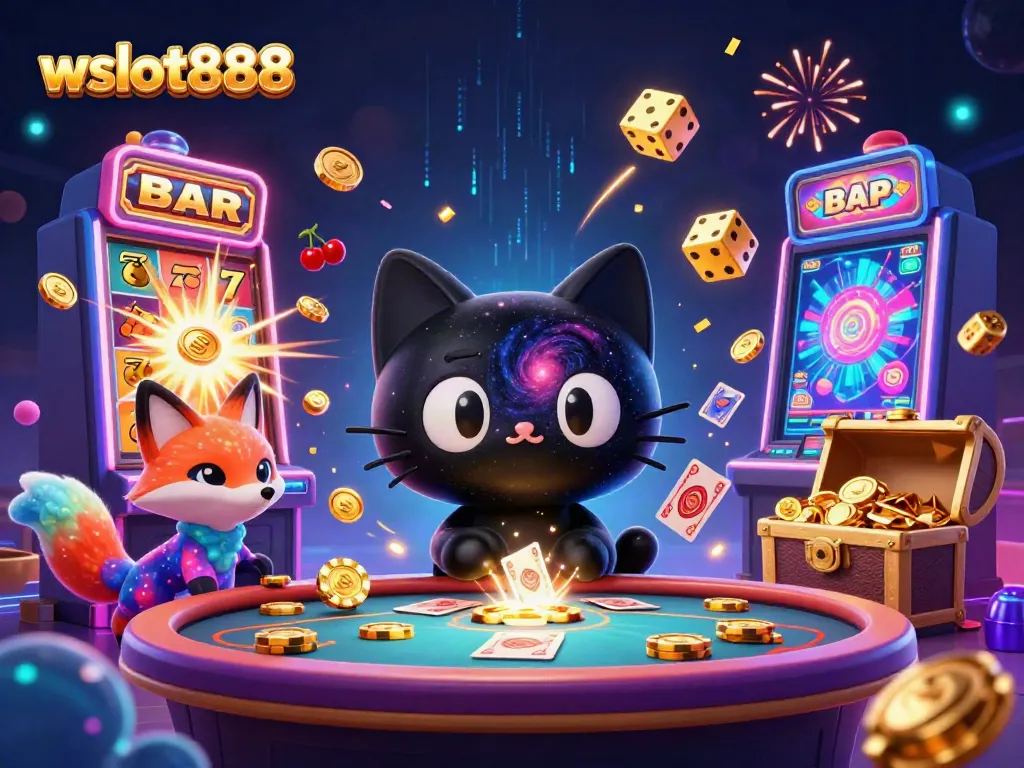 Nikmati pengalaman bermain wslot888 dengan kucing hitam galaksi di kasino cosmic yang meriah.